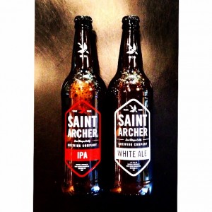 sainta archer white ale and IPA