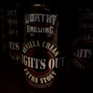 Worthy lights out vanilla cream extra stout